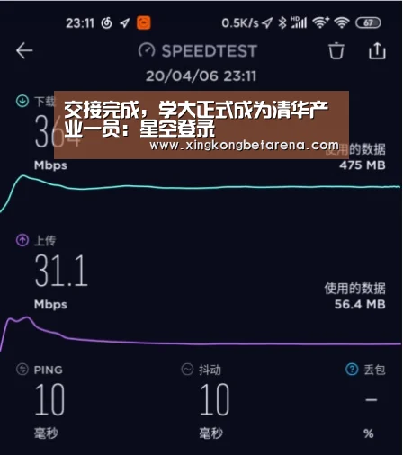 交接完成,学大正式成为清华产业一员:星空登录(图2) 星空登录